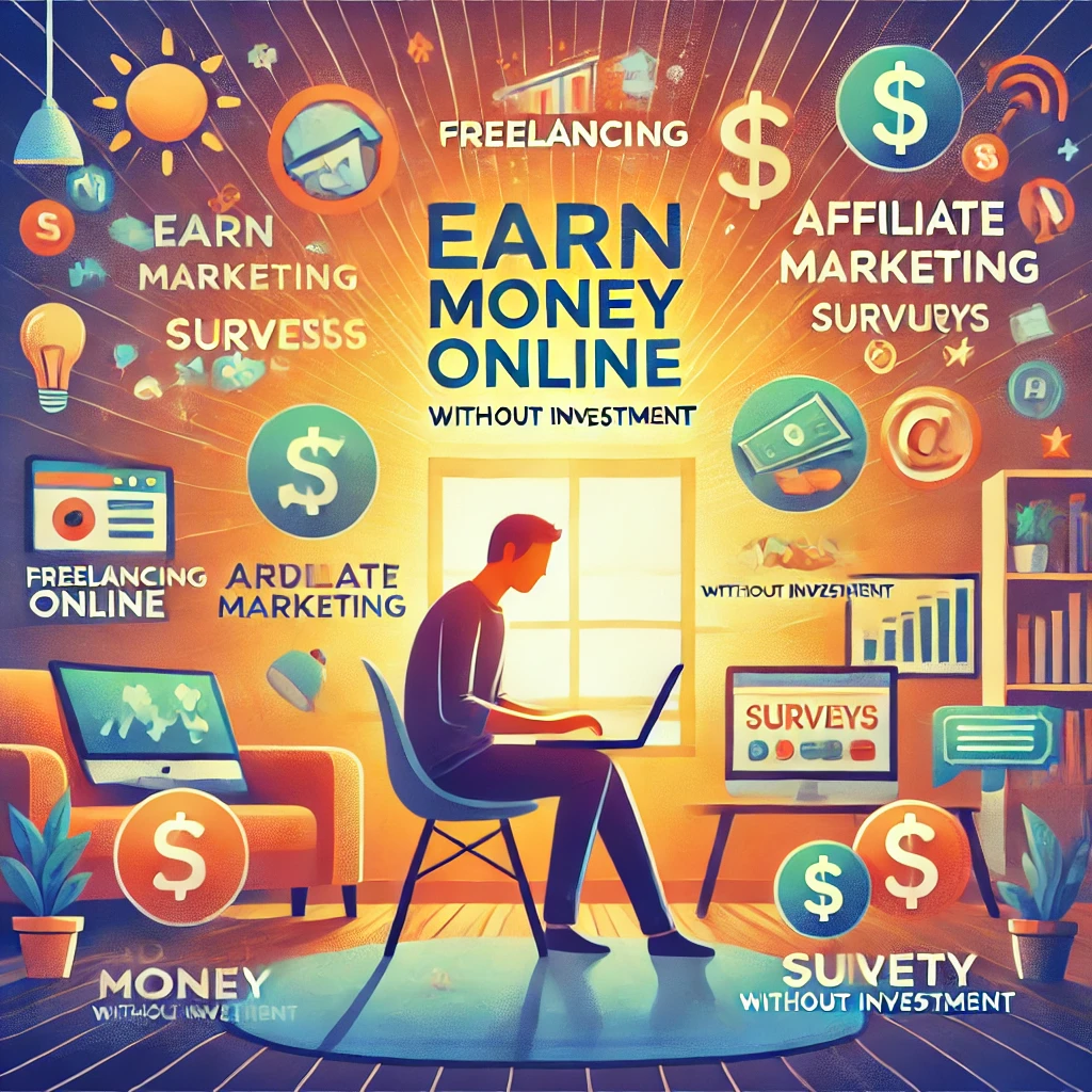 earn money online without investment