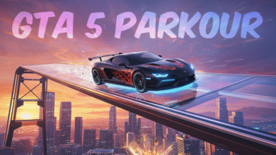 GTA 5 PARKOUR - ماب الطيحة