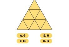 كم عدد المثلثات؟