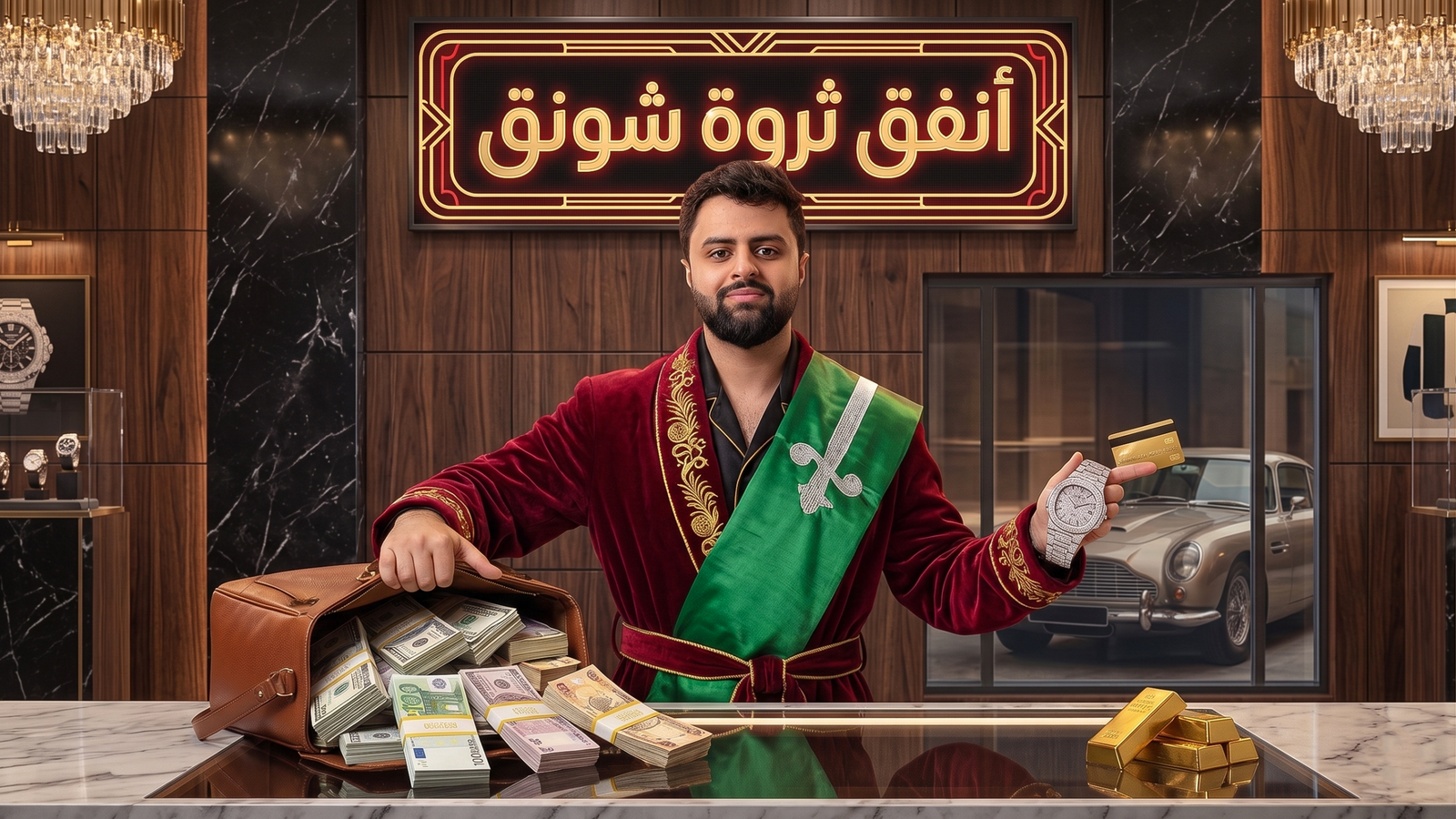 إنفاق ثروة Shongxbong شونق بونق