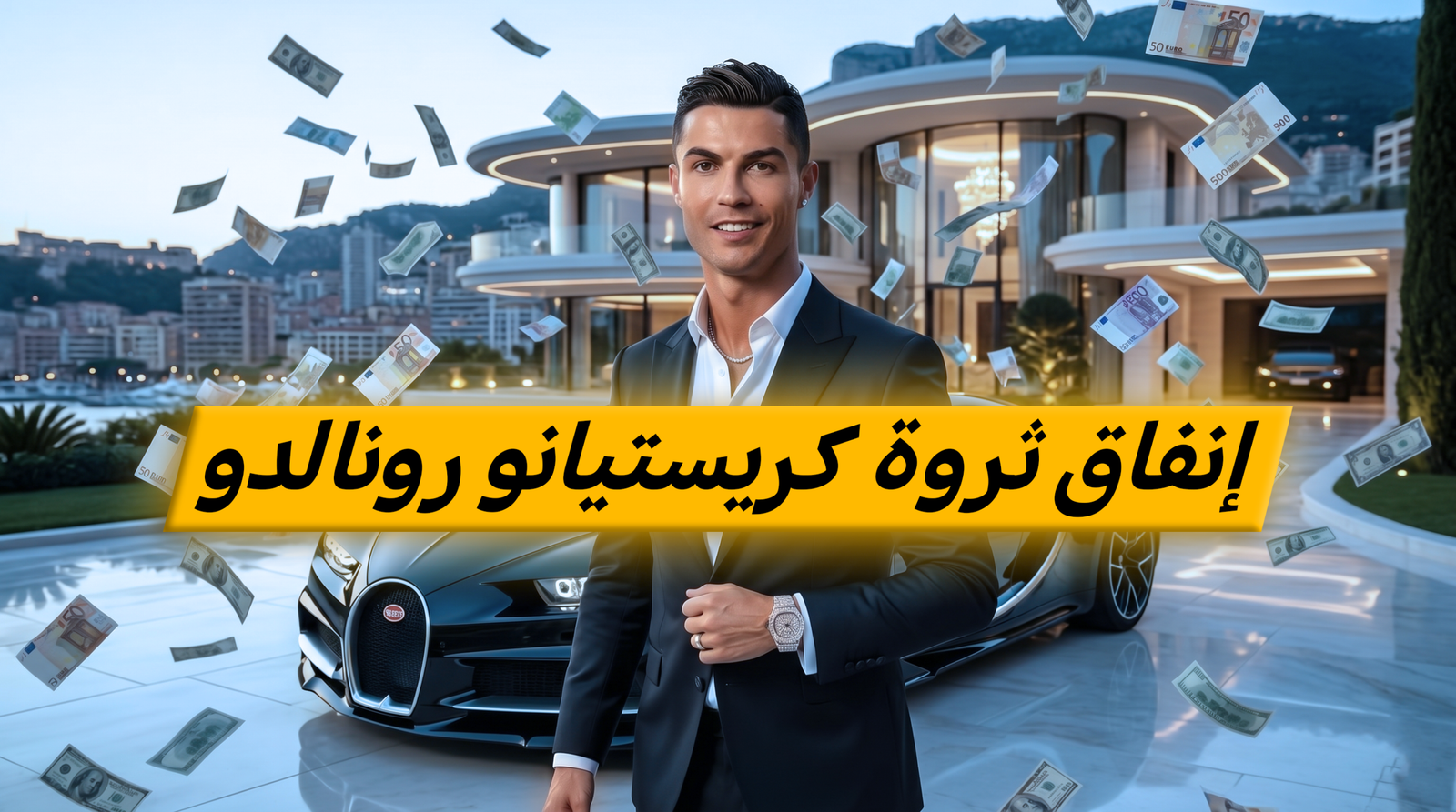 إنفاق ثروة كريستيانو رونالدو