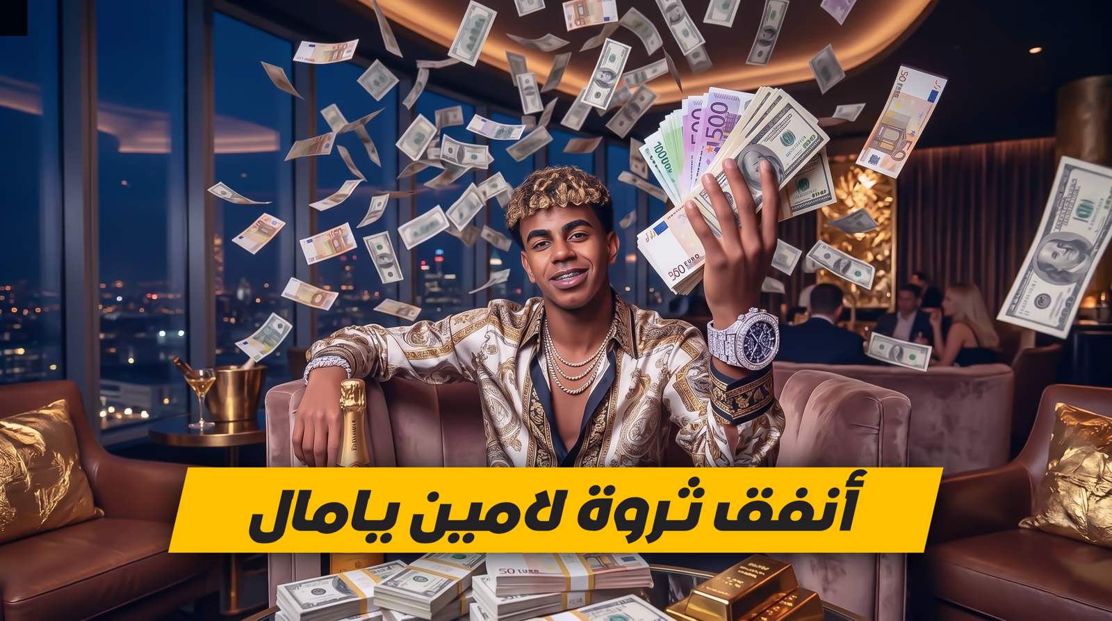 إنفاق ثروة لامين يامال